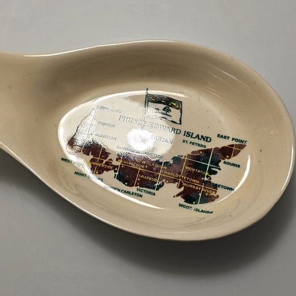 Vintage Ceramic Prince Edward Island Tartan Souvenir Spoon Rest - Picture 14 of 14